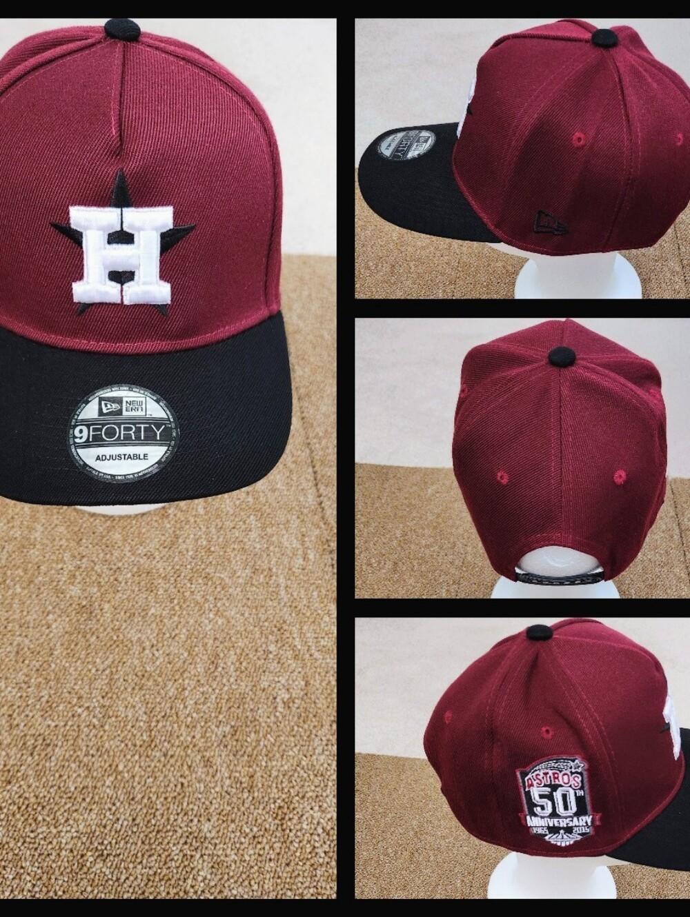 HOUSTON ASTROS MLB BASEBALL SNAPBACK HAT.